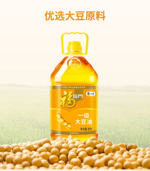 精選大豆油的烹飪藝術(shù) 福臨門一級(jí)大豆油5L裝，家用商用皆宜